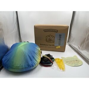 TOYSBOOM Outdoor‎ Cat Enclosure 4-in-1 Portable Cat Tunnels